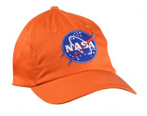 Jr. Astronaut Cap, Orange, Adj Youth Size