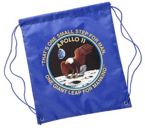 Drawstring Backpack, Apollo 11 (royal Blue)