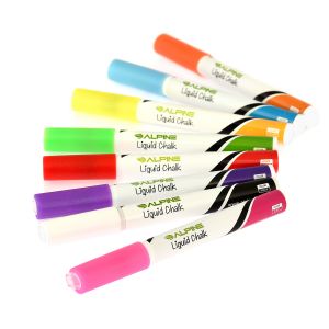 Alpine Industries Set Of 8 Color Markers For Led Board Series And Aframe Board Series