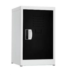 24" H x 15" W Steel Single Tier Storage Locker with Digital Lock, Black