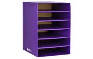 6-shelf Organizer For Schools And Offices, Purple