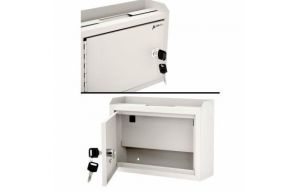 Wall Mountable Medium Size Steel Multi-purpose Suggestion Drop Box