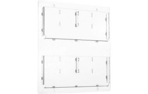 23 In. X 29 In. Adjustable Pockets Clear Acrylic Hanging Magazine Rack