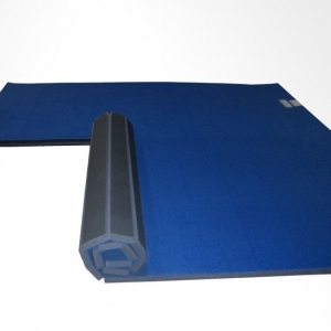 Flexi-connect Stunt Carpet Mat For Cheerleading 10'x10' X 1-3/8"  Navy