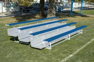 7.5' 3tier Outdoor "xl" Weatherbeater Aluminum Seat Bleachers