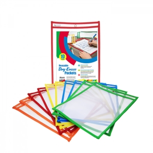 Reusable Dry Erase Pockets (10/pack)