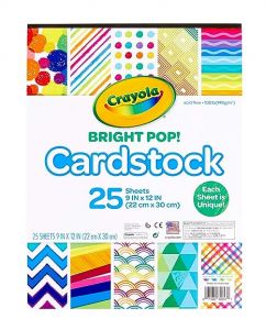 25 Ct Bright Pop! Cardstock