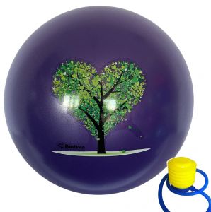 Exercise Ball With Stabilizing Sand 55cm Purple