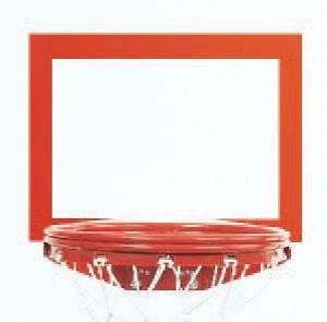 Orange Replacement Backboard Shooters Square,18" Tall X 24" Wide
