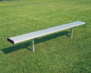 All Aluminum Fixed 7 1/2' Player Bench W/o Back