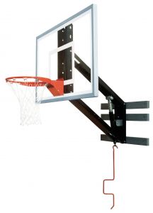 Zip Crank™ Adjustable 60" x 36" Clear Glass Basketball Shooting Station