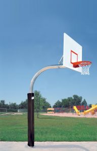 5-9/16" Mega Duty Steel Rectangle Playground Basketball System