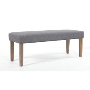 Boss Grey Linen Tailored Bench