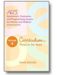 Assessment, Evaluation, And Programming System For Infants And Children (aeps), Second Edition, Curriculum For Three To Six Years