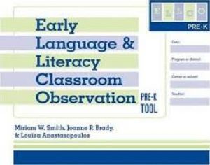 Early Language And Literacy Classroom Observation Tool, Prek (ellco Prek)