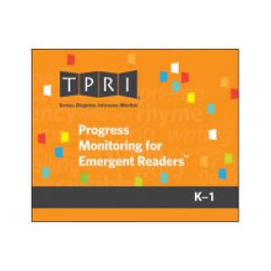 Progress Monitoring For Emergent Readers (pmer) Kit