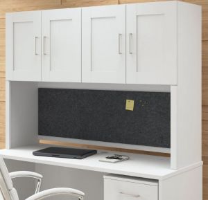 Accessories 57w X 16h Acoustic Tackboard In Cool Charcoal