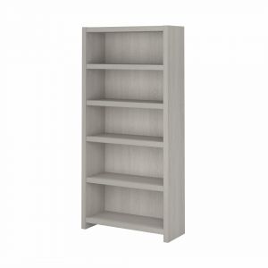 Echo 30w 5 Shelf Bookcase In Gray Sand/gray Sand