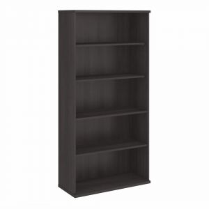 Studio C 36w 5 Shelf Bookcase In Storm Gray