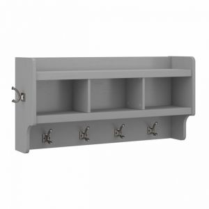 Woodland Wall Mounted Coat Rack in Cape Cod Gray
