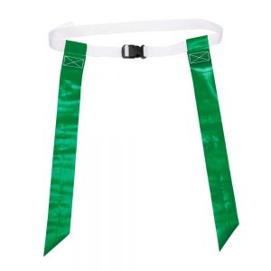 Football Flag Belts- 1dz- Bulk; Kelly Green