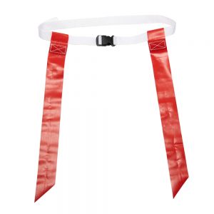 Football Flag Belts- 1dz- Bulk; Scarlet