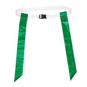Flag Football Belt; Replacement Flag; Kelly Green