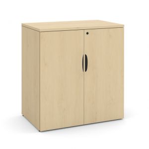OfficeSource | Storage & Wardrobe Cabinets | Storage Cabinet - 35.5''W x 22''D, Color: Maple