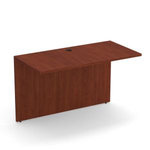 OfficeSource | Bridge - 47''W x 24''D, Color: Cherry