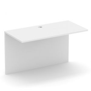 OfficeSource | Bridge - 47''W x 24''D, Color: White