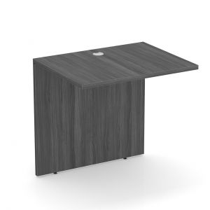 OfficeSource | Bridge - 30''W x 24''D, Color: Coastal Gray