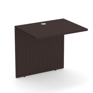 OfficeSource | Bridge - 30''W x 24''D, Color: Espresso