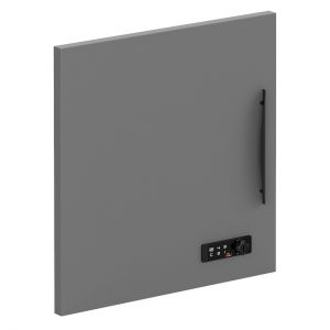 OfficeSource Laminate Cubby Cabinet Door Kit (For Cubby), Color: Dark Gray