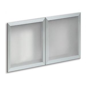 Glass Doors with Silver Frame for OS140