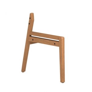 OfficeSource Aiden Reception Seating Half Arm, Color: Natural
