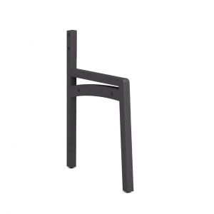 OfficeSource Baker Reception Seating Half Arm, Color: Coastal Gray