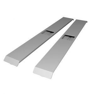 Set of Silver 30'' Feet for OfficeSource Height Adjustable Bases, Color: Silver