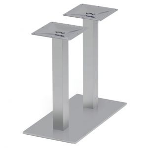 OfficeSource Conference/Multi-Purpose Tables Board Table Base, Color: Brushed Aluminum