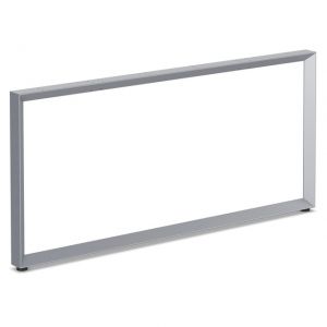 OfficeSource | Variant Collection | Beveled Style Leg Base - 60''W, Color: Silver