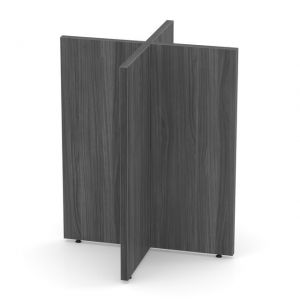 OfficeSource Conference/Multi-Purpose Tables X Base For 36'' and 42'' Round Top, Color: Coastal Gray