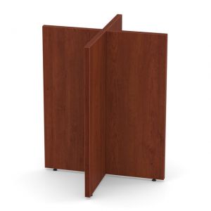 OfficeSource Conference/Multi-Purpose Tables X Base For 36'' and 42'' Round Top, Color: Cherry