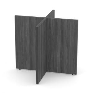 OfficeSource | Conference/Multi-Purpose Tables | X Base For 48'' Round Top, Color: Coastal Gray