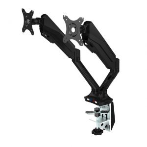 Officesource Monitor Arms Dual Monitor Arm - Black, Black