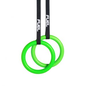 Fuel Gymnastics Rings With Straps-green