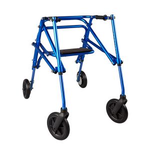 Klip 4w Walker, 8" Wheels, Med, Blue