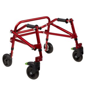 Klip 4w Walker W.seat, 8" Wheels, Sm, Red