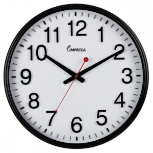 Impecca 18-inch Wall Clock - Black Frame