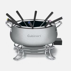 Cuisinart 3-quart Electric Fondue Pot Set, Stainless Steel 