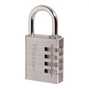 19/16in (40mm) Wide Set Your Own Combination Padlock, Set Of 4