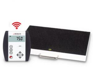 Floor Scale, Digital, Portable, 800 lb x .2 lb / 360 kg x .1 kg, 18" x 14" Platform, Bluetooth/Wi-Fi